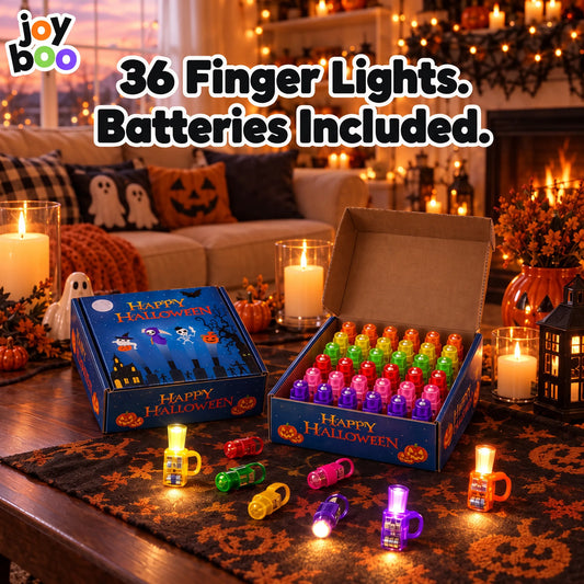 Halloween LED Finger Lights for Kids · 36-Pack