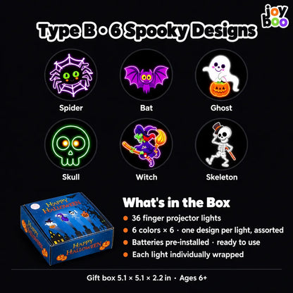 Halloween LED Finger Lights for Kids · 36-Pack