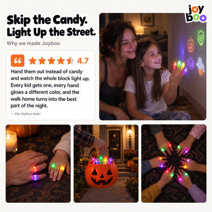 Halloween LED Finger Lights for Kids · 36-Pack
